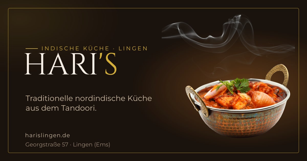HARI'S — traditionelle nordindische Küche aus dem Tandoori, Lingen (Ems)